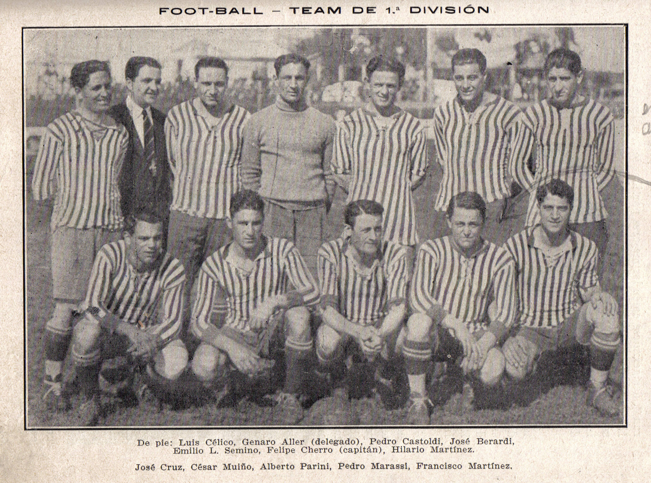 Equipo histórico de Sportivo Barracas